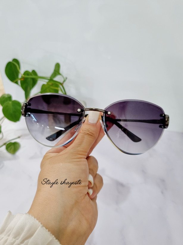 عینک افتابی زنانه فریم لس فلزی BVLGARI