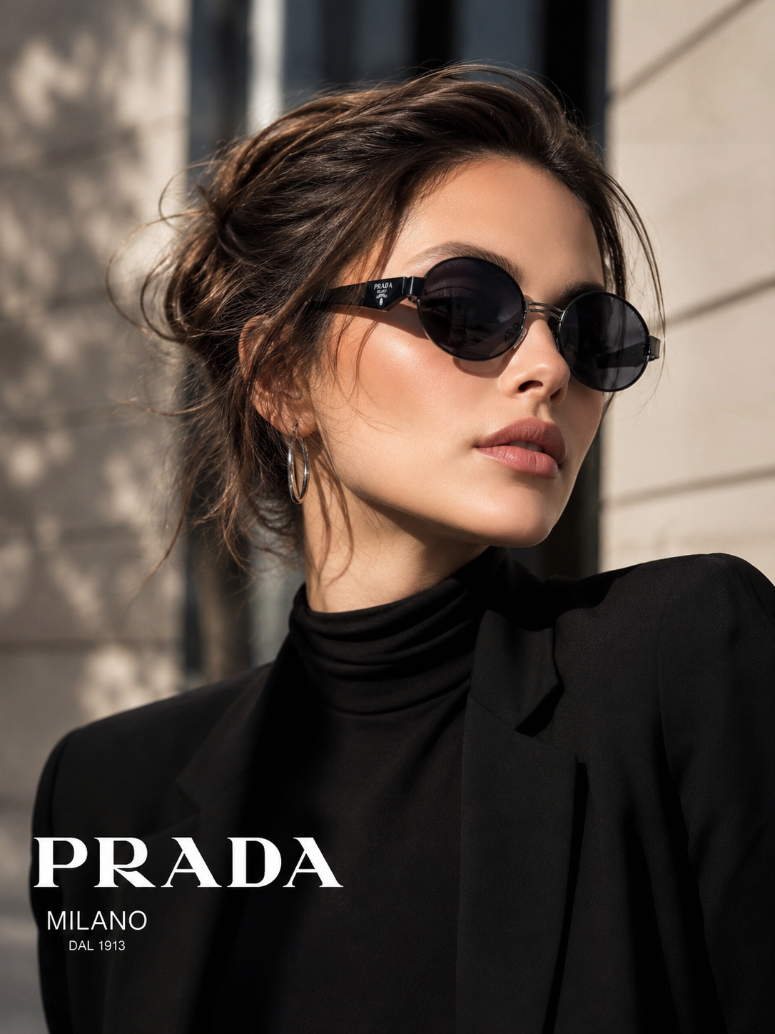 عینک افتابی زنانه فلزی PRADA