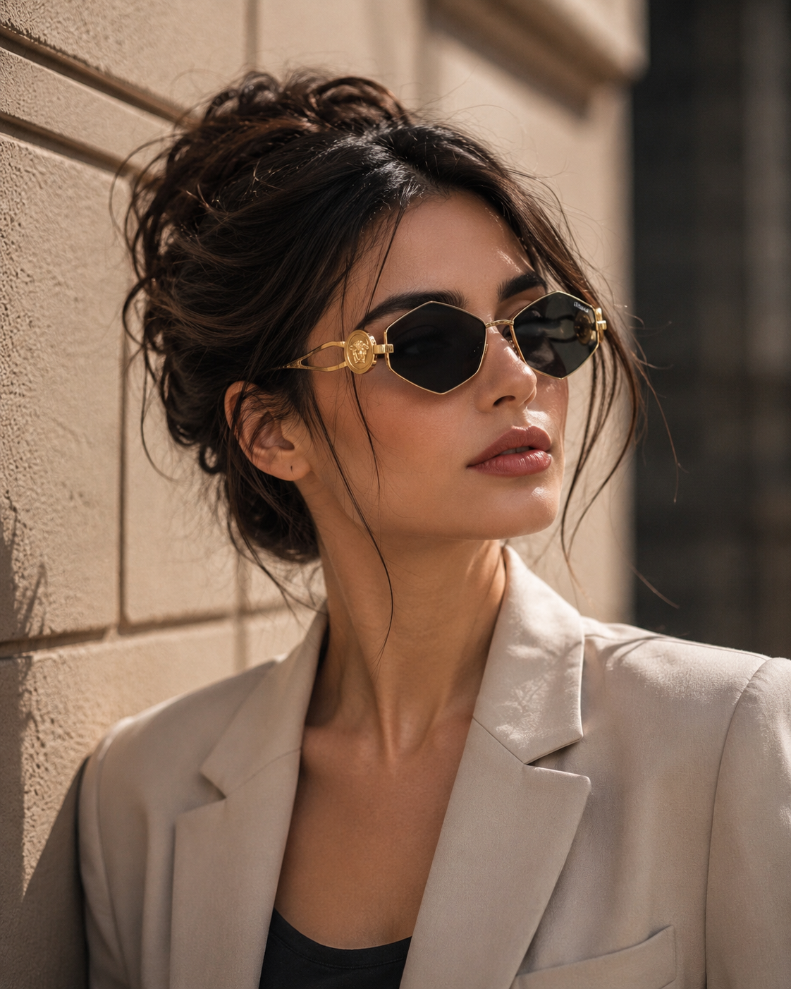 عینک افتابی فلزی زنانه VERSACE