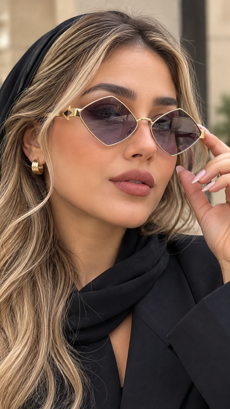 عینک افتابی فلزی زنانهDior