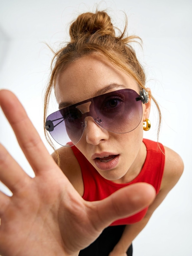 عینک افتابی فریم لس ورساچه